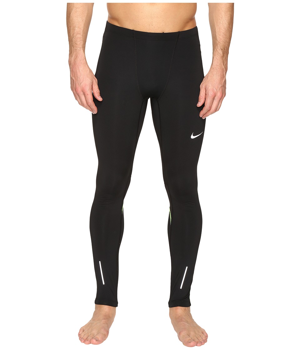 Nike Dri-FIT Thermal Tights (Black/Volt/Reflective Silver) Men