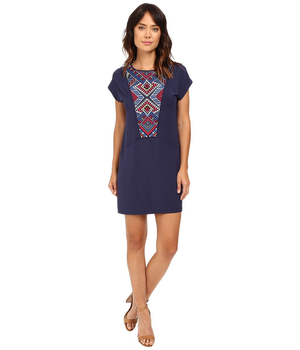 Tart Melinda Dress (Peacoat Aztec Embroidery) Women