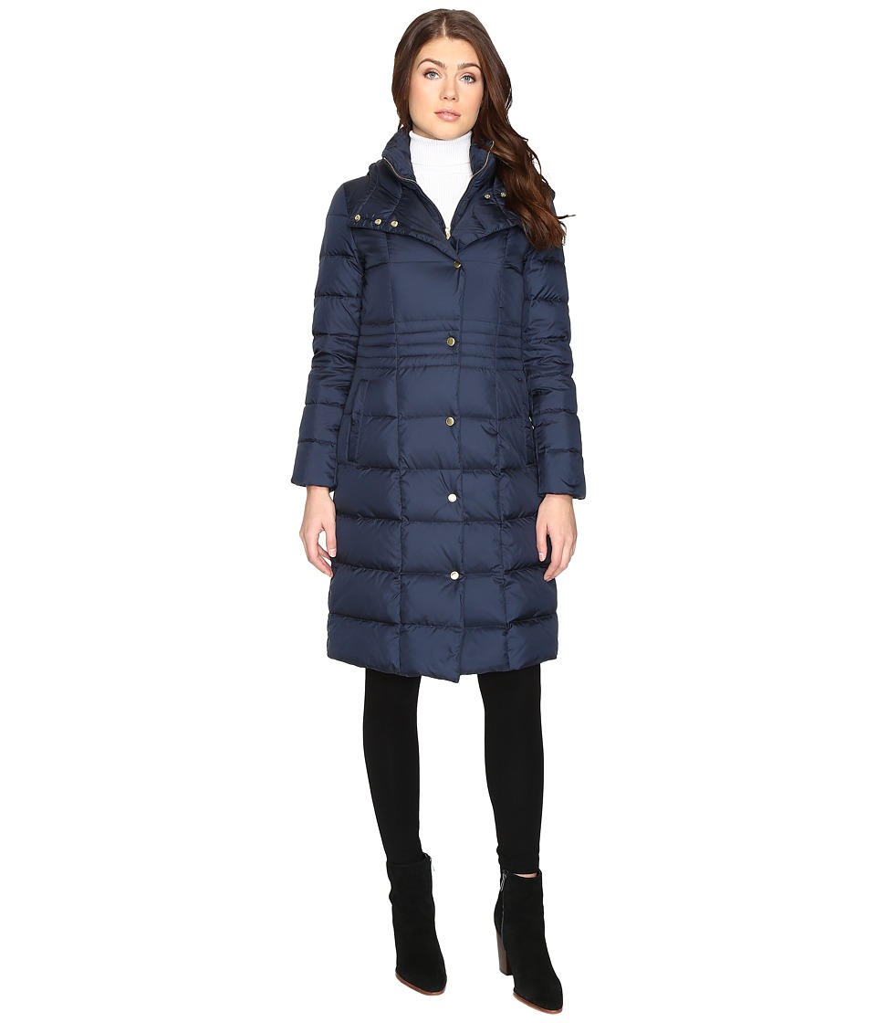Cole Haan 40 Down Coat with Bib (Rainstorm) Women