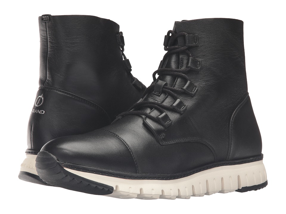Cole Haan Zerogrand Cap Toe Boot (Black) Men