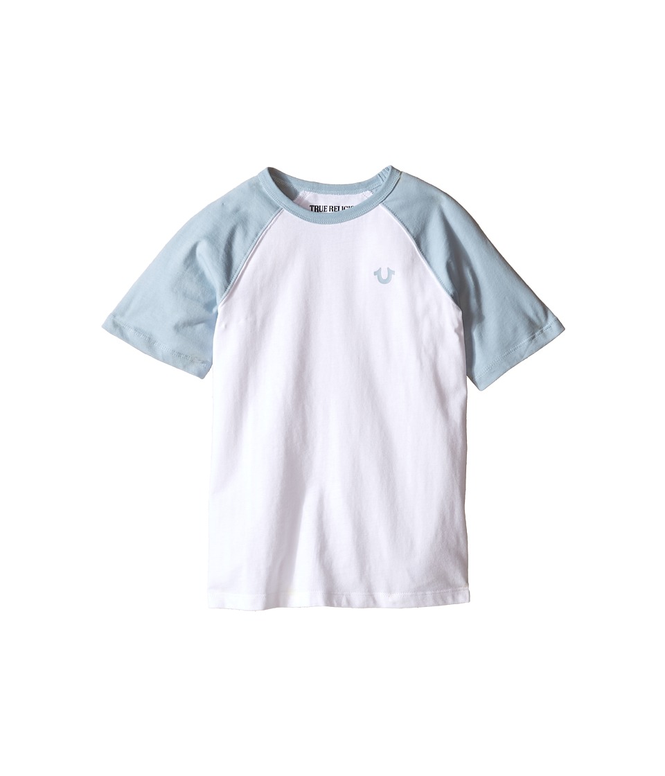 True Religion Kids - Branded Logo Raglan Tee (Toddler/Little Kids) (White) Boy