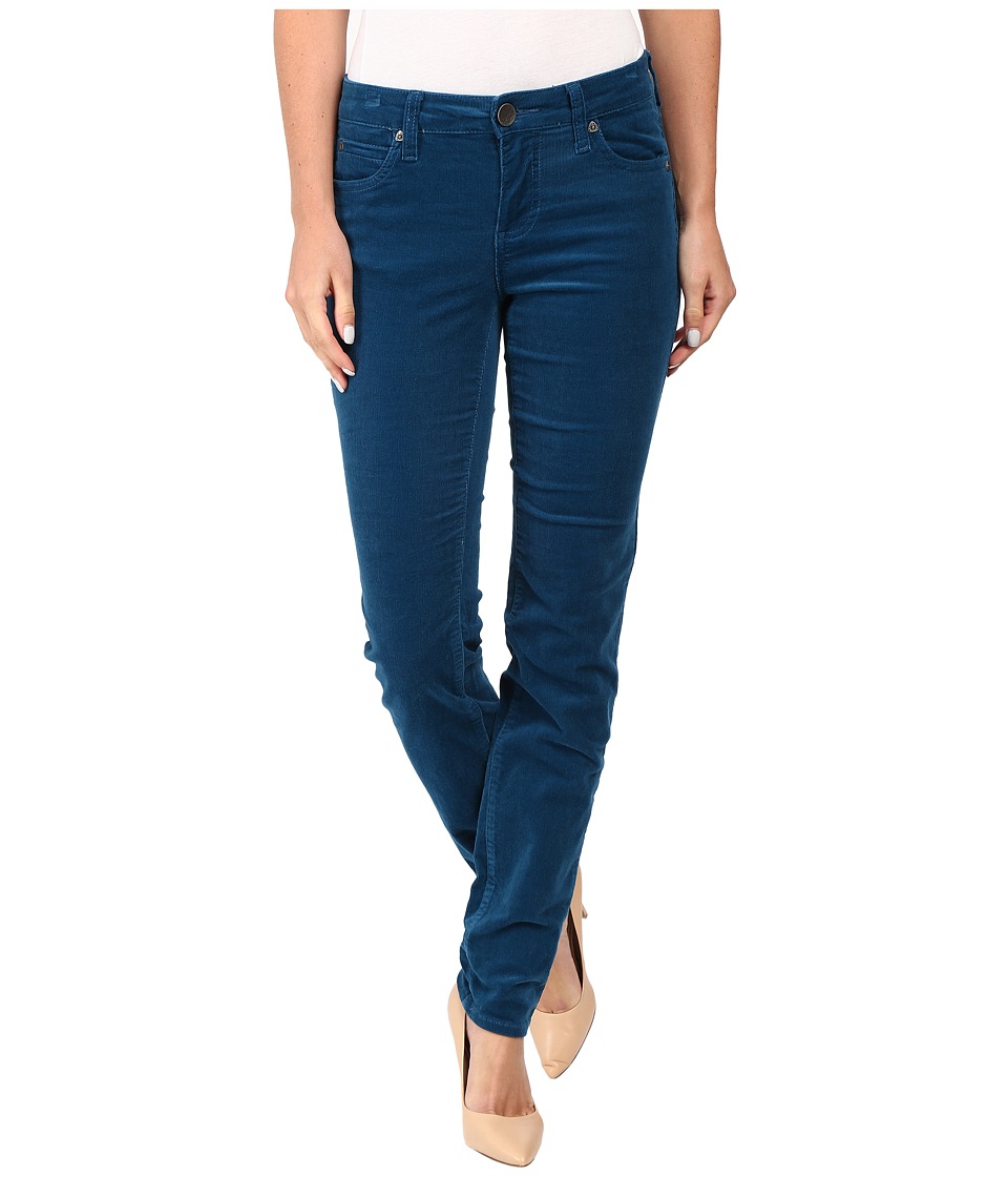 KUT from the Kloth Diana Corduroy Skinny in Deep Ocean (Deep Ocean) Women