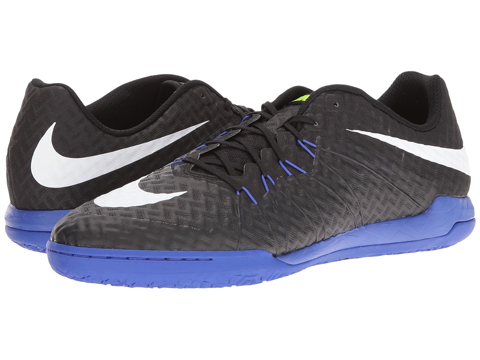 Nike Hypervenomx Finale IC (Black/White/Paramount Blue/Volt) Men