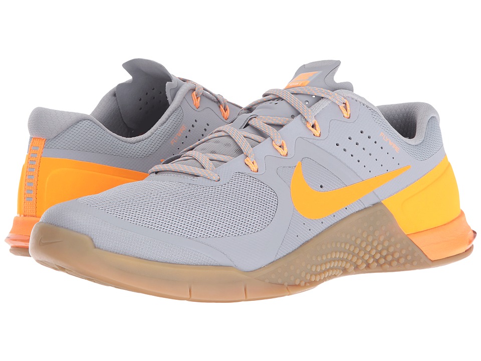 Nike Metcon 2 (Wolf Grey/Bright Citrus/Medium Brown) Men
