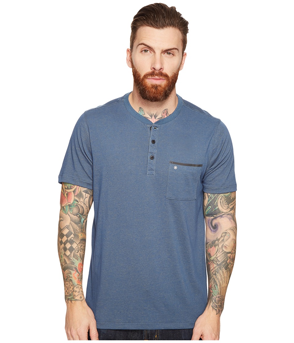 Hurley Lagos Dri-Fit Lagos Henley (Squadron Blue) Men