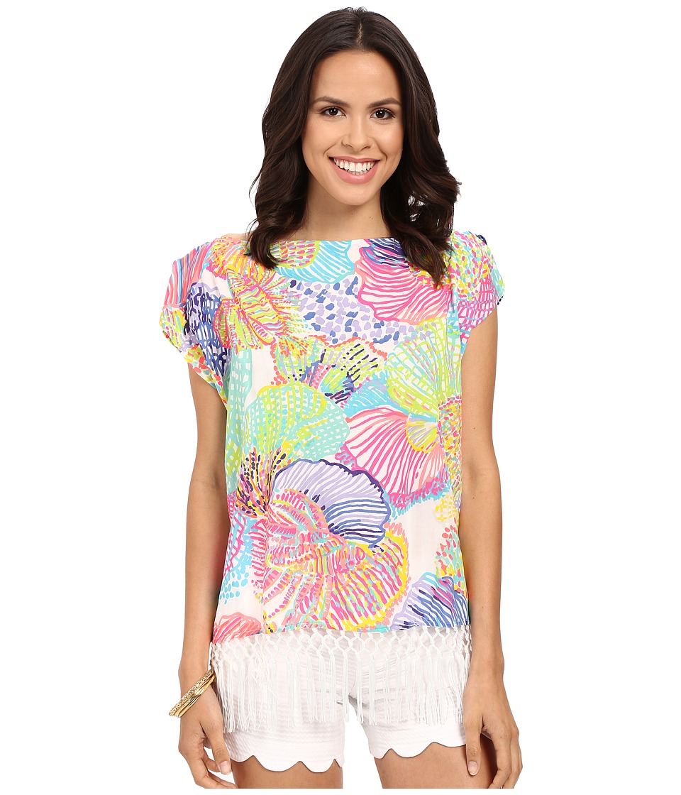 Lilly Pulitzer Jasmine Caftan (Multi Roar of the Sea) Women