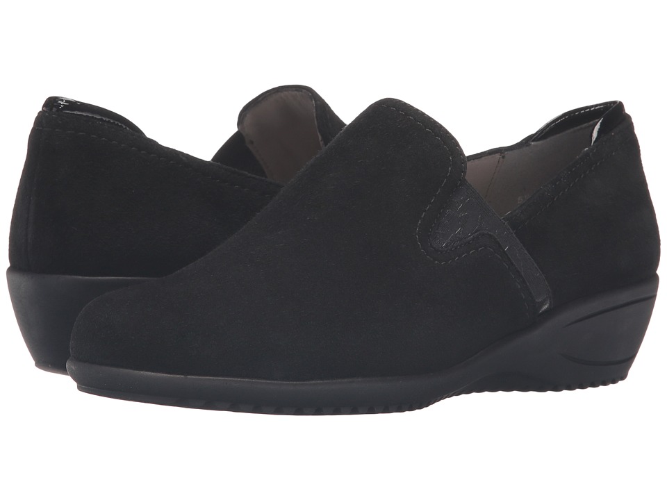 ara Lilli (Black Suede/Patent) Women