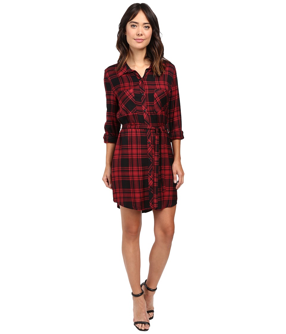 Sanctuary Jordane Shirtdress (Dylan Plaid) Women
