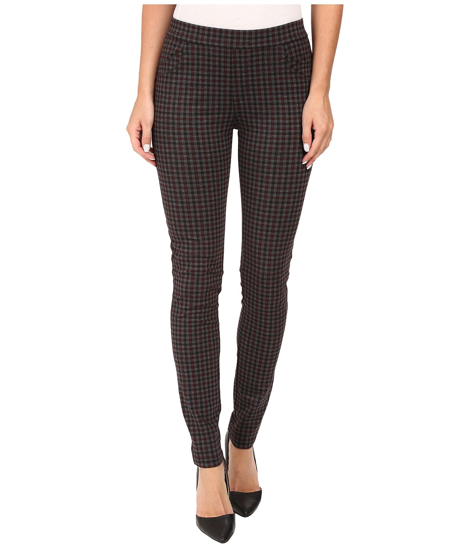 Sanctuary Grease Leggings (Brick Harper Plaid) Women