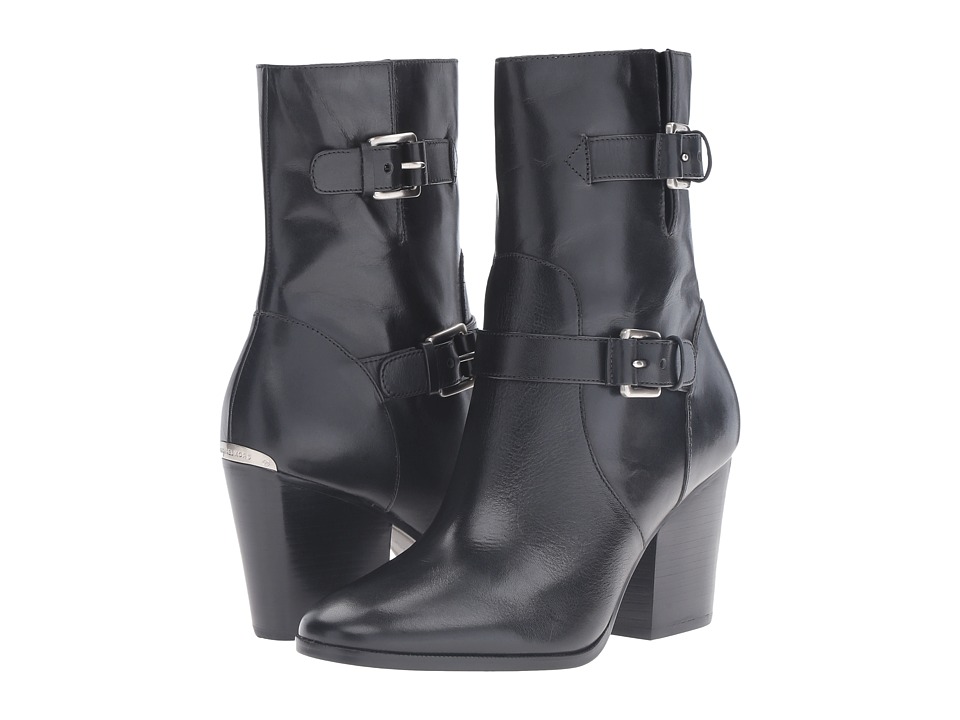 MICHAEL Michael Kors Ashton Mid Bootie (Black Vachetta) Women