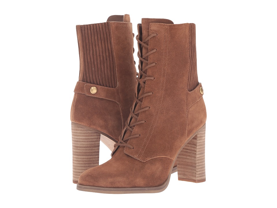 MICHAEL Michael Kors Carrigan Bootie (Dark Caramel Sport Suede) Women