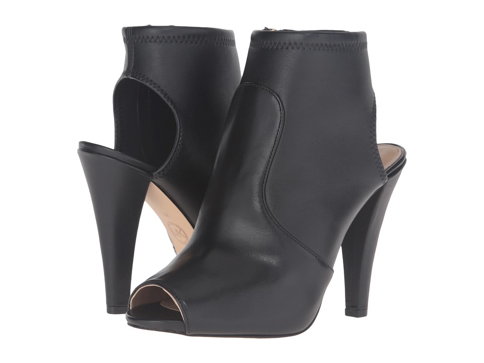 MICHAEL Michael Kors Selina Bootie (Black Smooth Calf/Stretch Nappa) Women