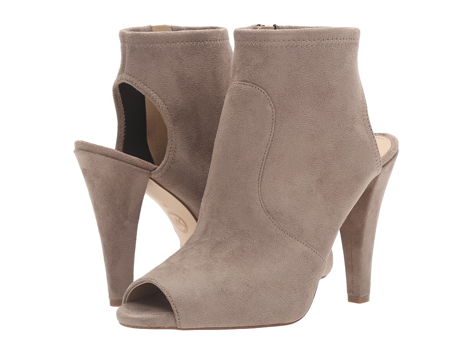 MICHAEL Michael Kors Selina Bootie (Dark Khaki Stretch Suede) Women