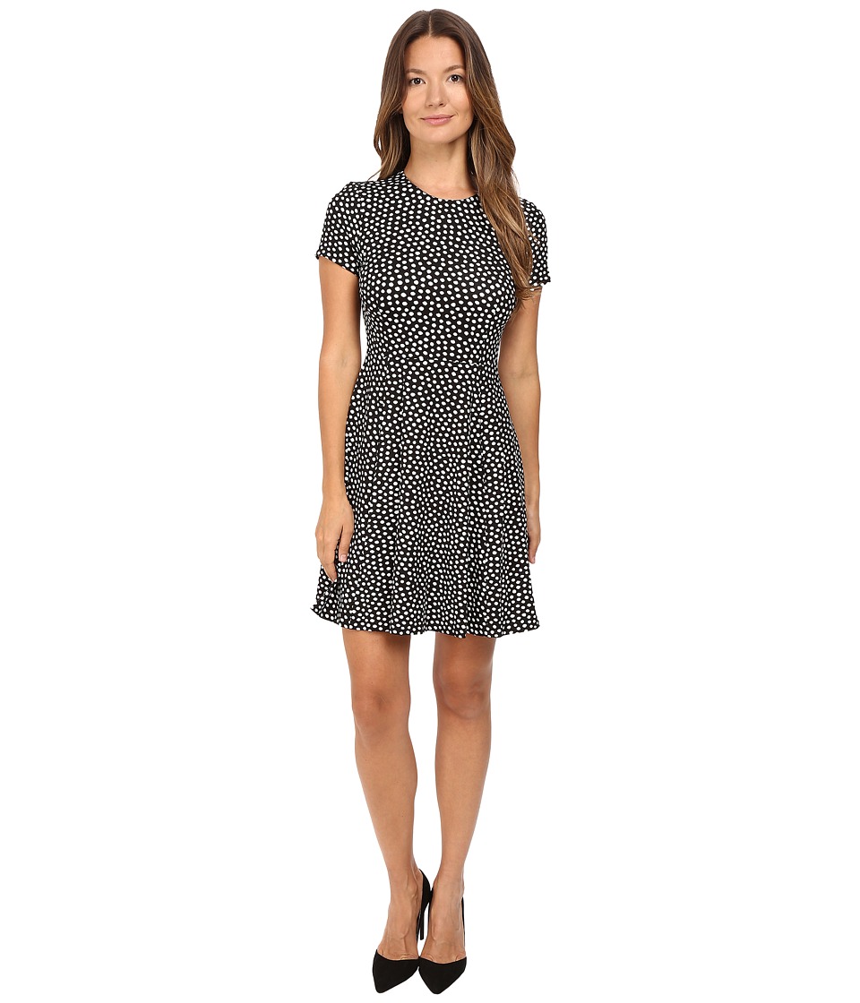 Kate Spade New York Spot Ponte Dress (Black/Cream) Women