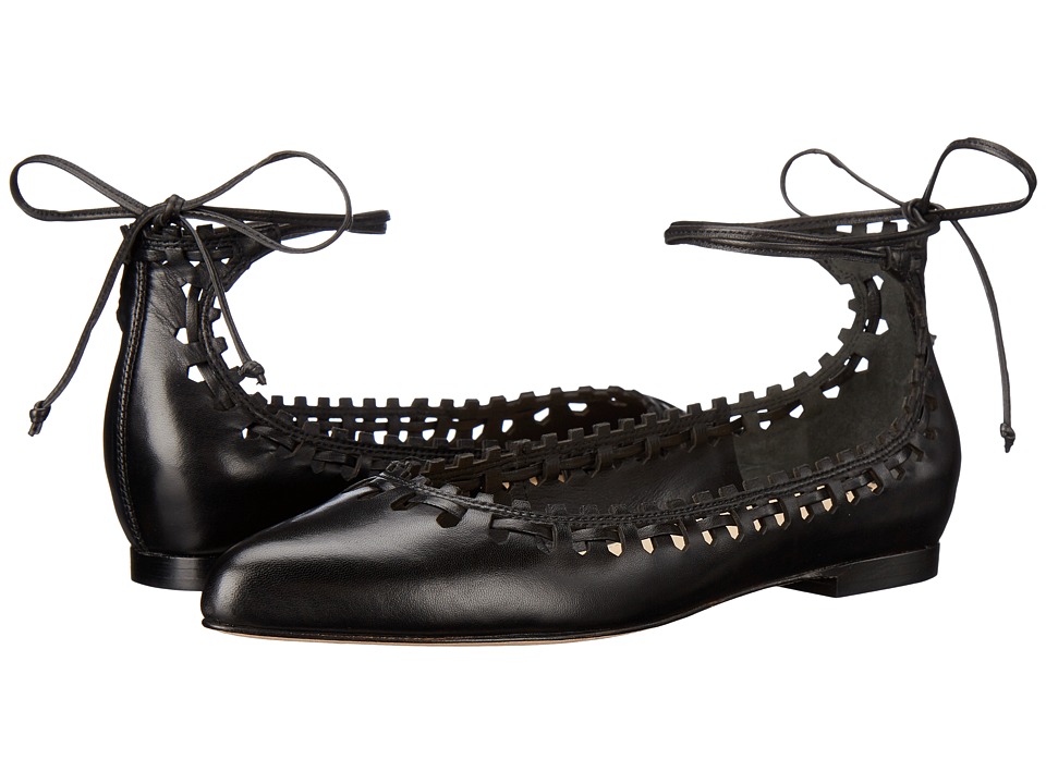 Via Spiga Sammy (Black Harvard Calf Leather) Women