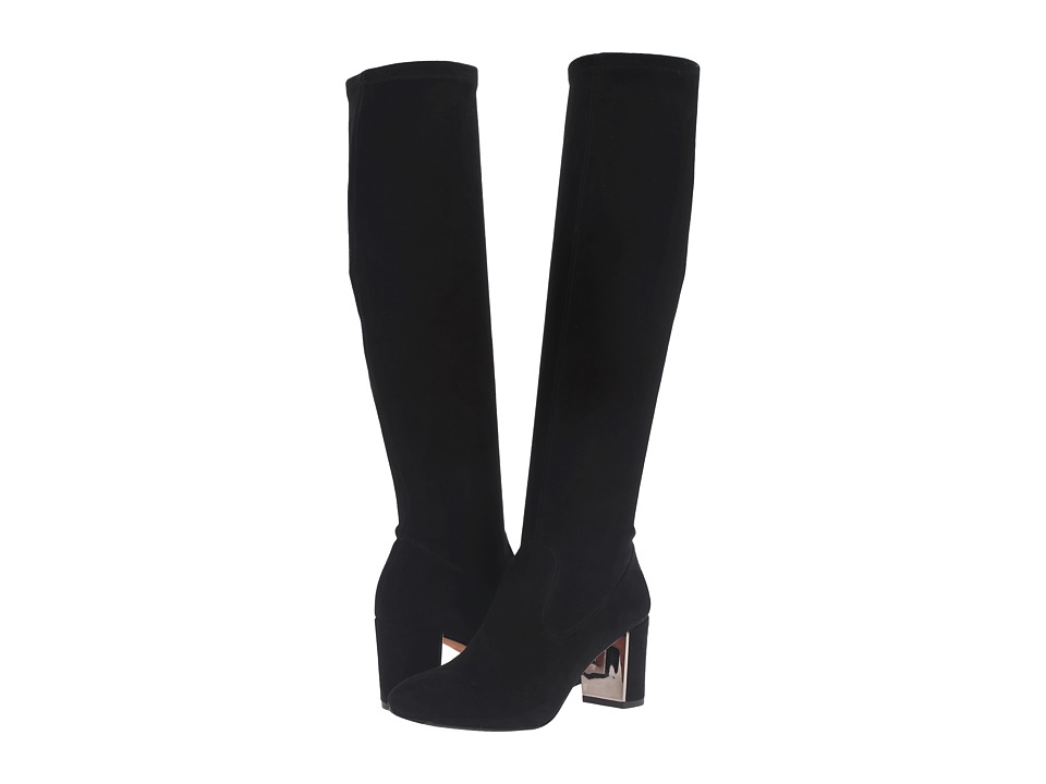 Donald J Pliner Carmack (Black Suede) Women
