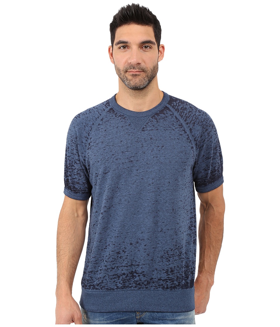 Alternative Eco Mock Twist French Terry Burnout Gym Rat 2.0 (Mock Midnight Burnout) Men
