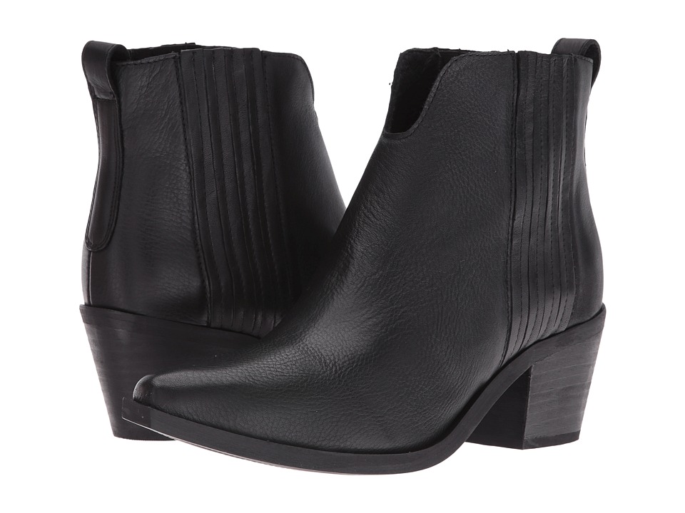 Steve Madden Webster (Black Leather) Women
