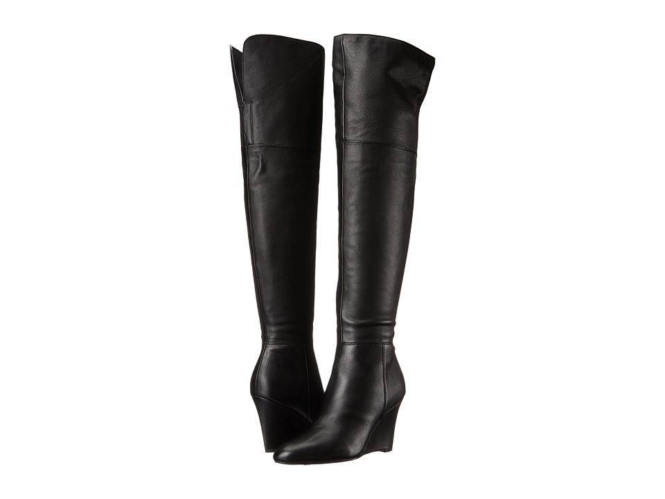 Via Spiga Kennedy (Black Olympia Calf Leather) Women