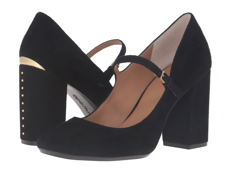 Calvin Klein Cassian (Black Suede) Women