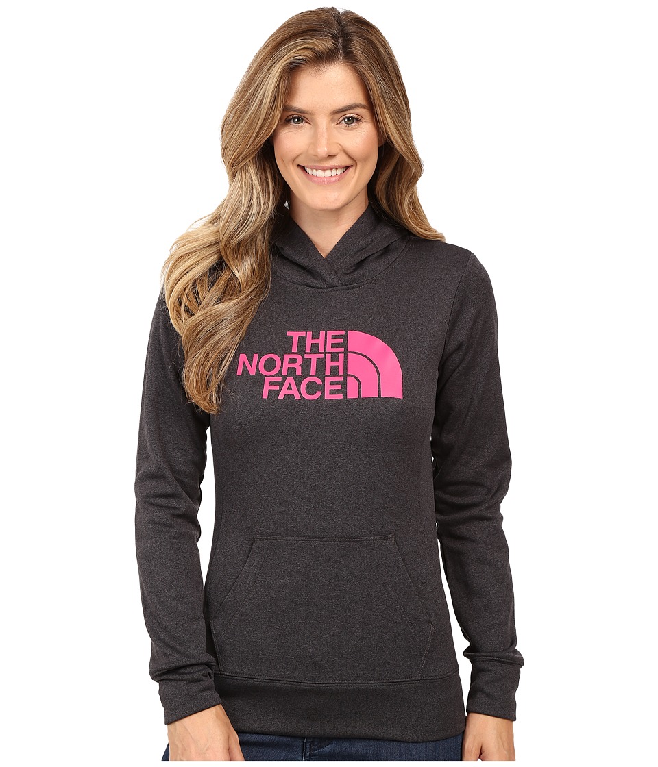 The North Face Fave Pullover Hoodie (TNF Dark Grey Heather/Cabaret Pink) Women