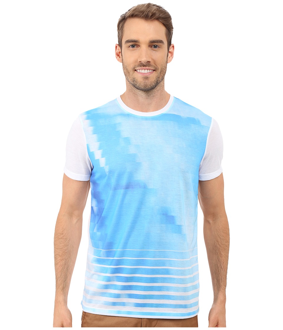 Calvin Klein - Short Sleeve Graident Sublimated Tee (White) Men