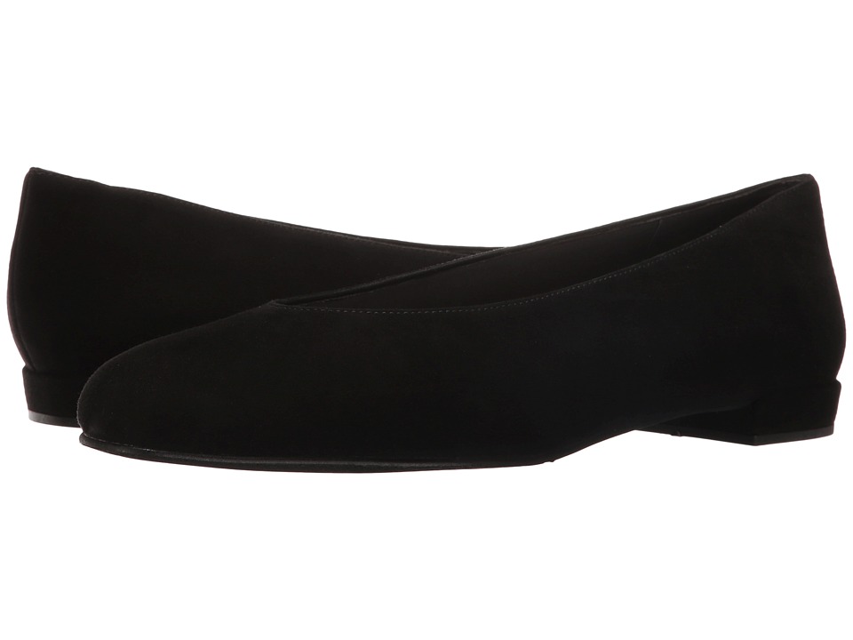 Stuart Weitzman Chicflat (Black Suede) Women