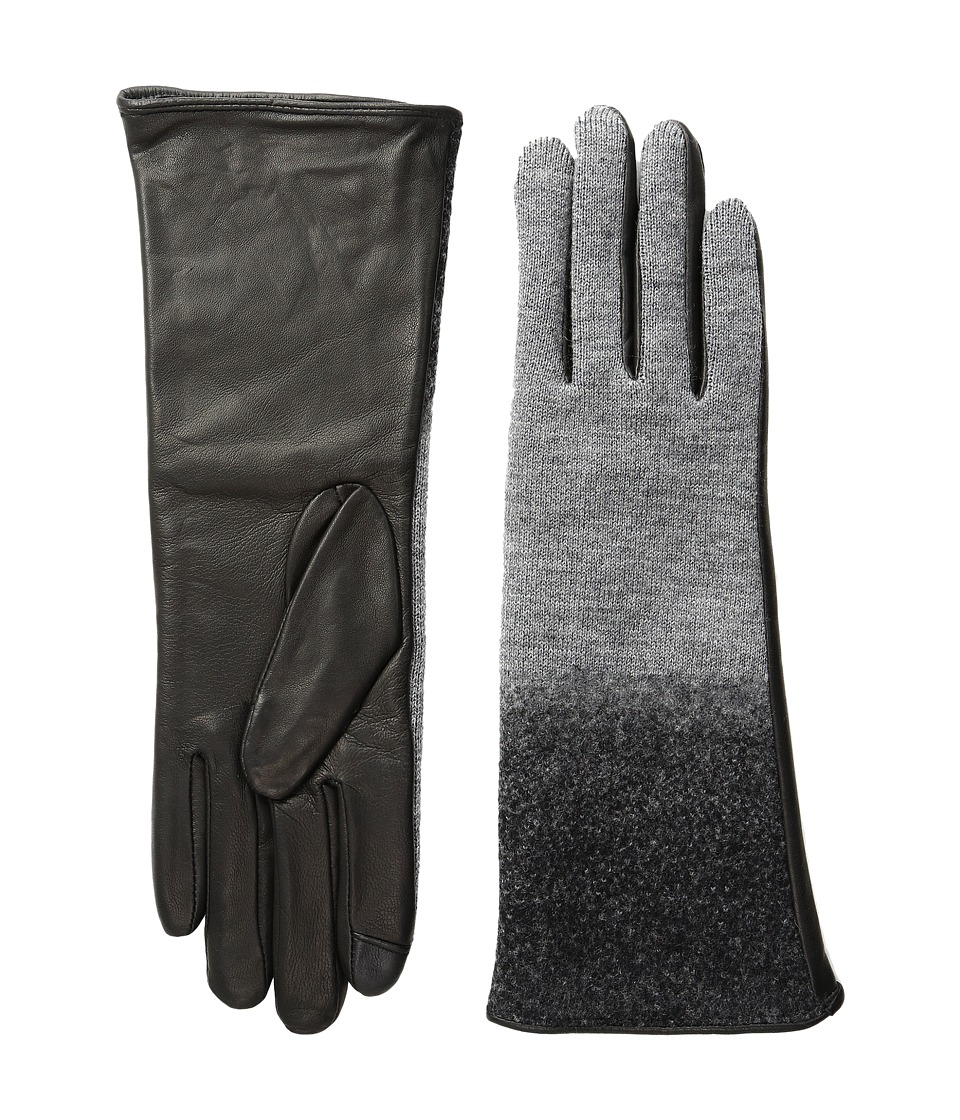 Echo Design - Echo Touch Ombre Leather Gloves (Black) Extreme Cold Weather Gloves