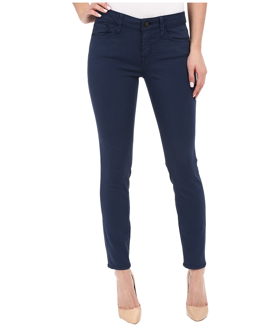 Mavi Jeans Adriana Mid-Rise Super Skinny Ankle in Faded Navy (Faded Navy) Women
