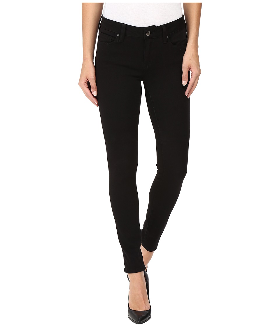 Mavi Jeans Adriana Mid-Rise Super Skinny in Double Black Tribeca (Double Black Tribeca) Women