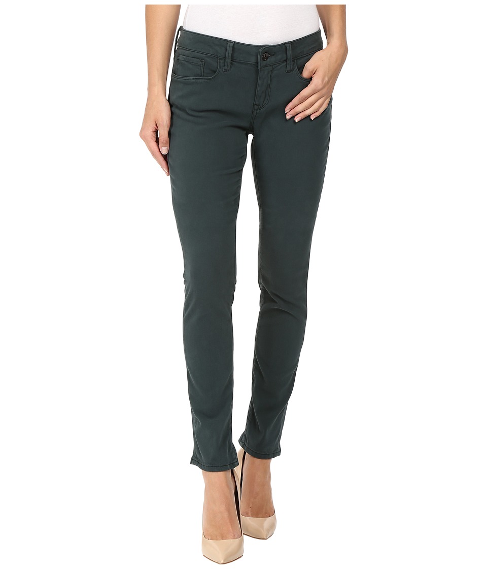 Mavi Jeans Alexa Mid-Rise Skinny in Pine Sateen Twill (Pine Sateen Twill) Women