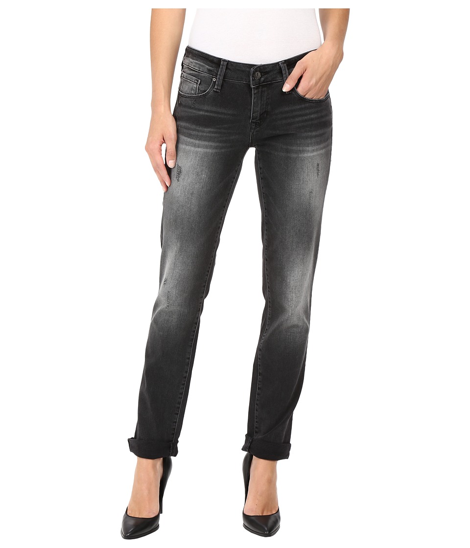 Mavi Jeans Emma Slim Boyfriend in Smoke Vintage (Smoke Vintage) Women