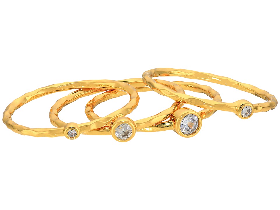 gorjana - Shimmer Stacking Ring Set (Gold) Ring