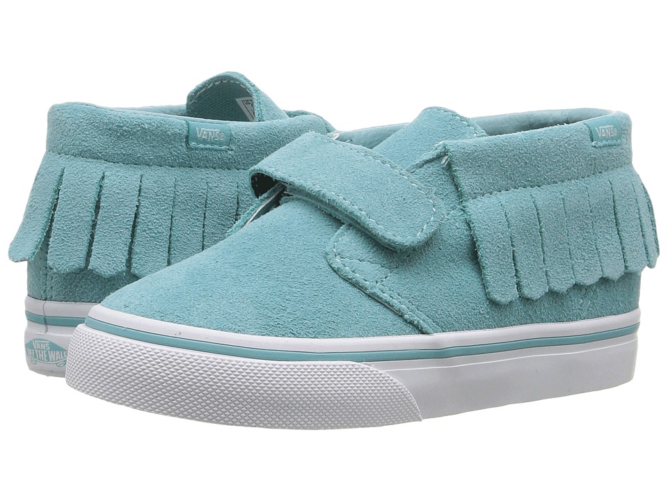 Vans Kids Chukka V Moc (Toddler) ((Suede) Aqua Sea) Girls Shoes