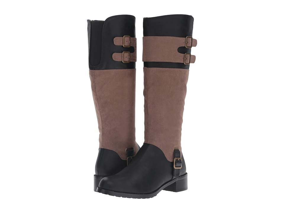 Bella-Vita Adriann II (Black/Taupe Super Suede) Women