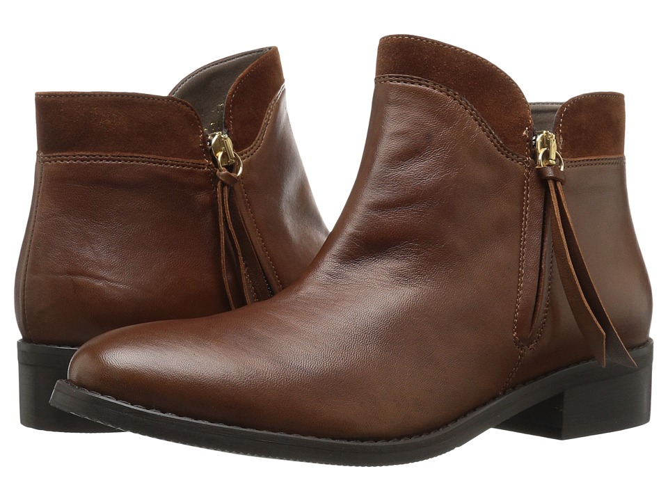 Bella-Vita Dot-Italy (Cognac Italian Leather/Suede) Women