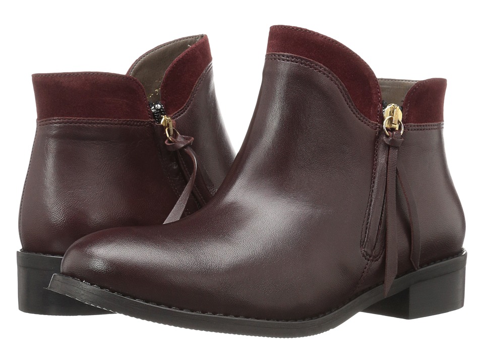 Bella-Vita Dot-Italy (Bordeaux Italian Leather/Suede) Women