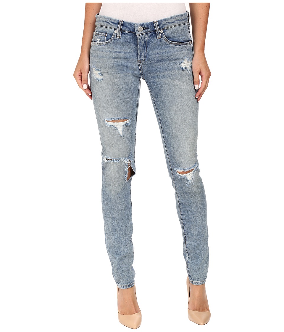 Blank NYC Denim Distressed Skinny in Skinny Dipper (Blue) Women