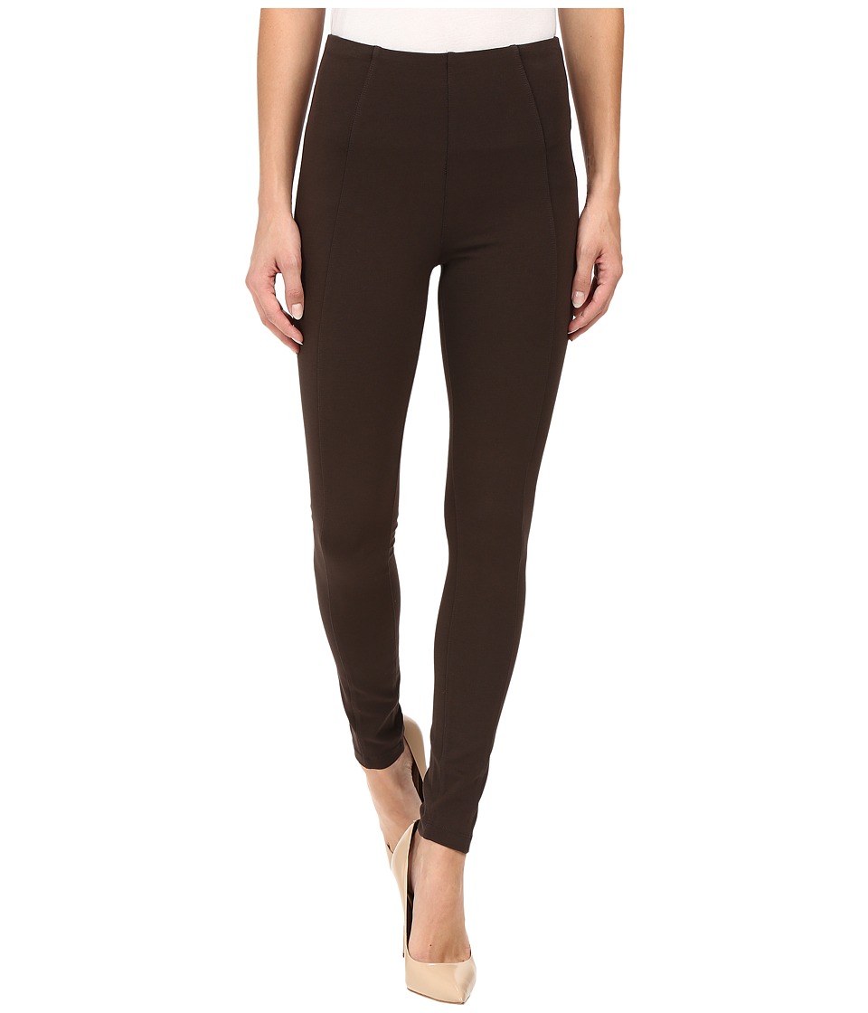 Liverpool Reese Ankle Leggings with Slimming Waist Panel in Dark Chocolate (Dark Chocolate) Women