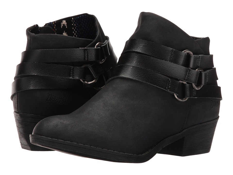 Blowfish Sanger (Black Texas PU/Dyecut PU) Women
