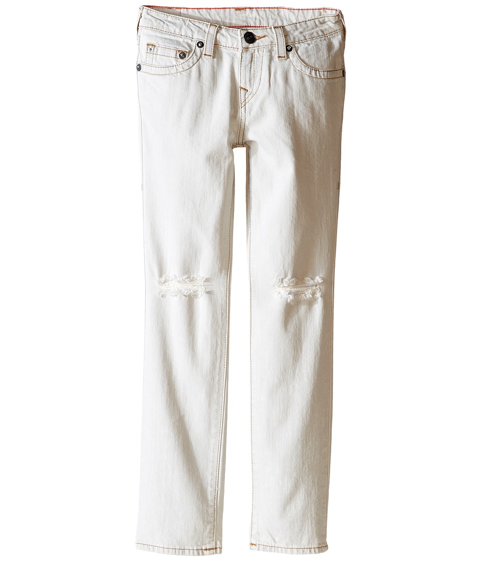 True Religion Kids Fashion Geno Single End Jeans in Raw Grey (Big Kids) (Raw Grey) Boy