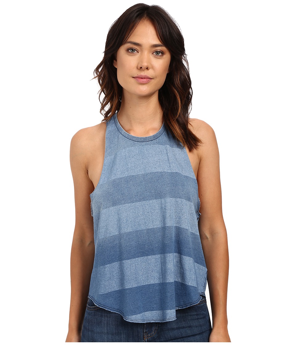 Billabong To the Limit Muscle Tee (Aged Indigo) Women