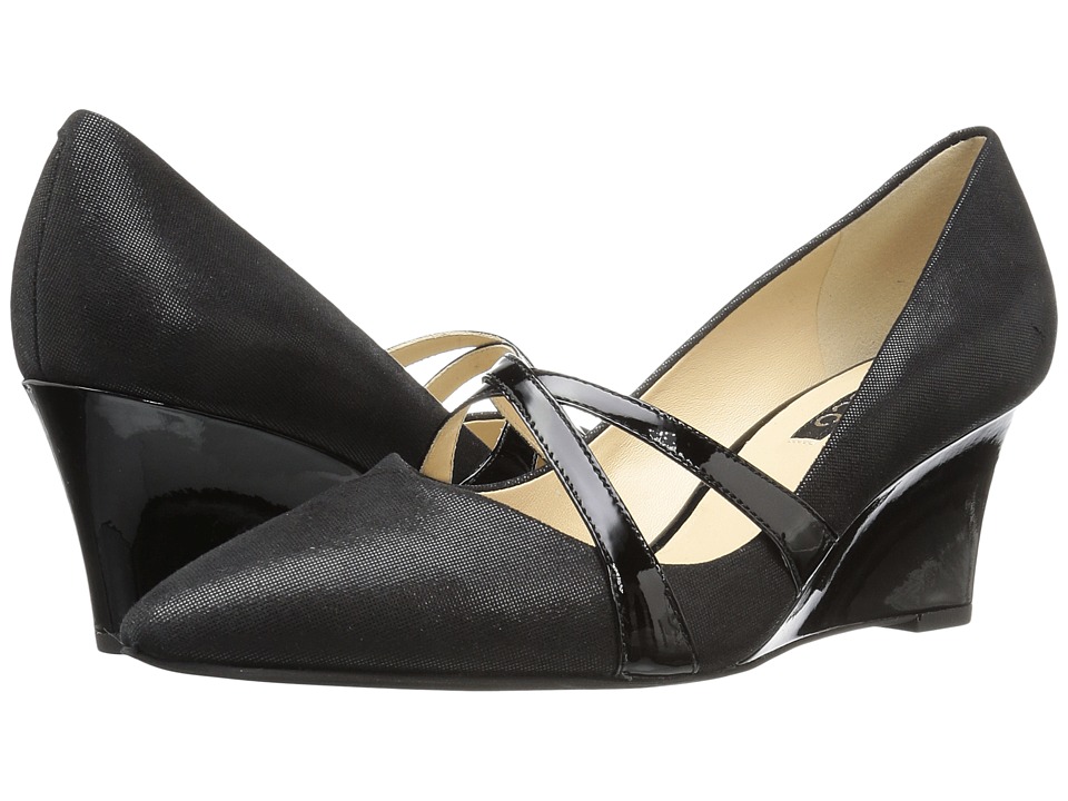 ECCO Belleair Wedge (Black/Black) Women