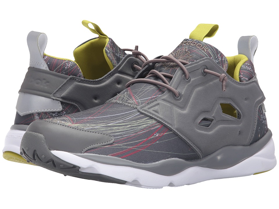 Reebok - Furylite JS (Medium Grey/Vermont Green/White) Men