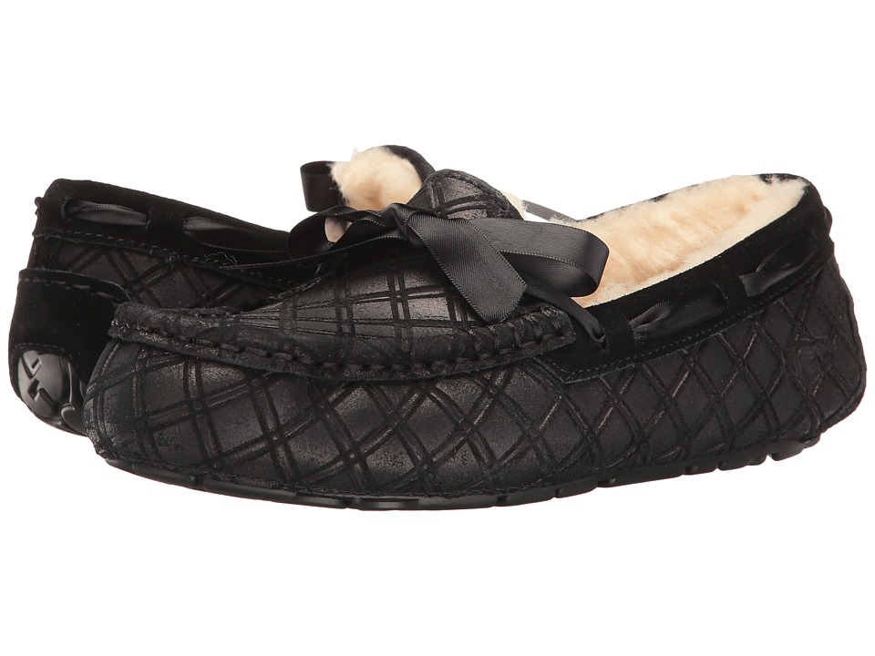 UGG Dakota Double Diamond Holiday Gift Box (Black) Women