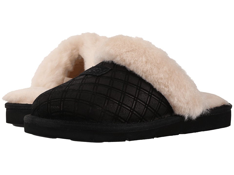 UGG Cozy Double Diamond (Black) Women