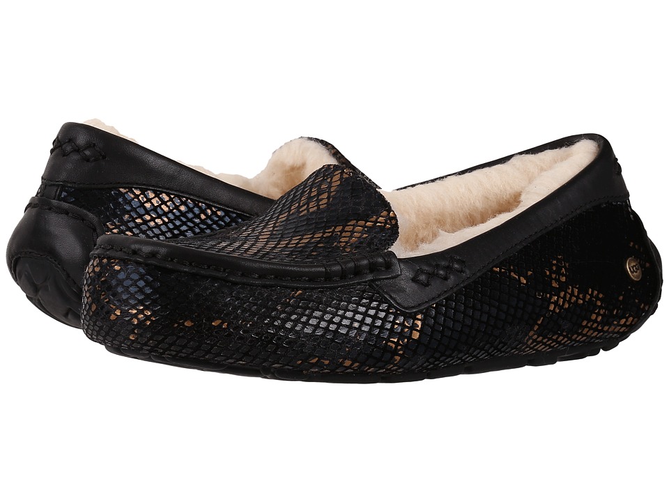 UGG Ansley Exotic Velvet (Black) Women