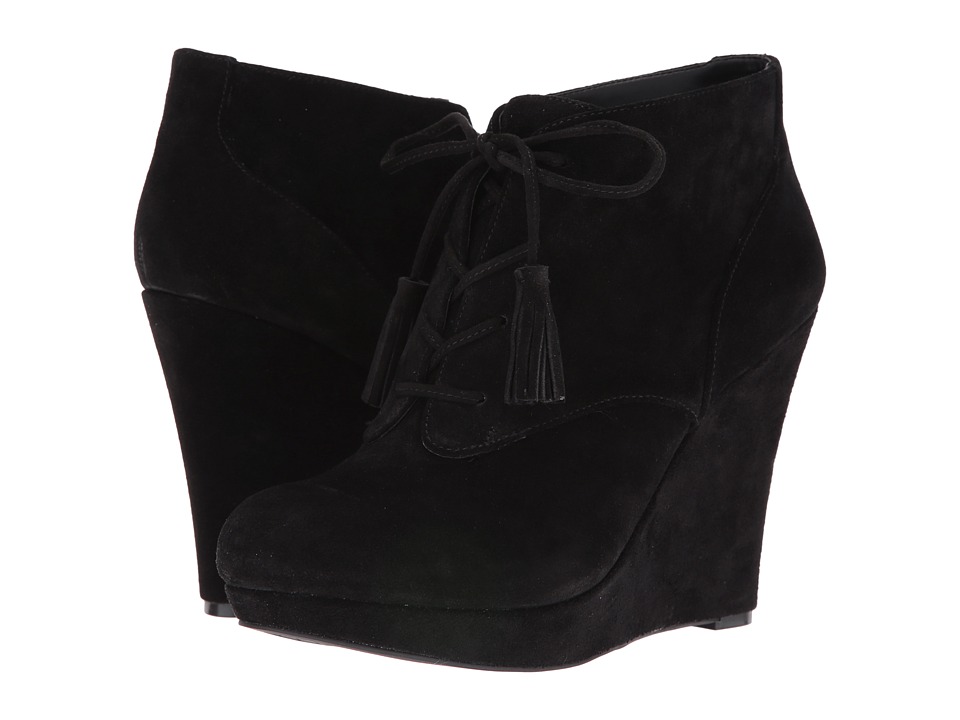 Jessica Simpson Cyntia (Black Split Suede) Women