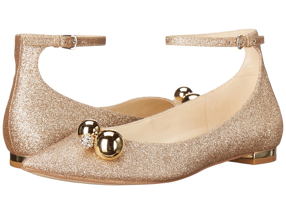 Nine West Aeron 3 (Light Gold Synthetic) Women