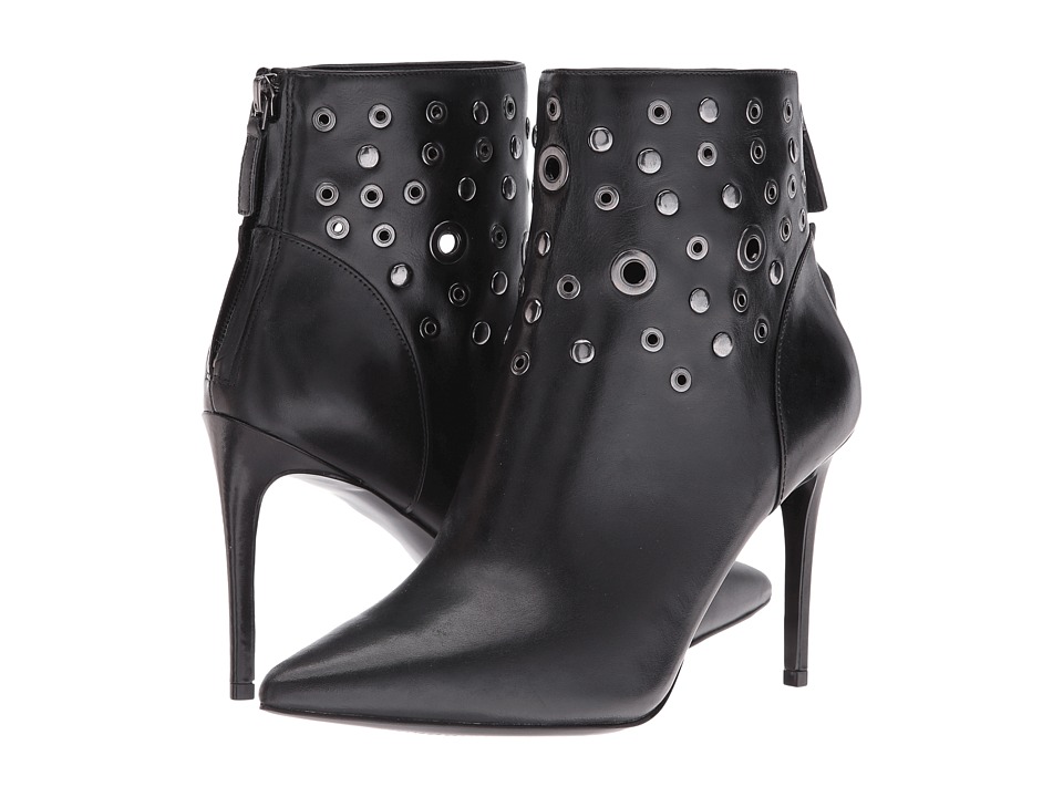 Nine West Topple (Black Leather) Women